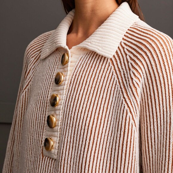 Tribal Ribbed Sweater - Picture 2 of 4